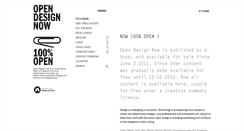 Desktop Screenshot of opendesignnow.org